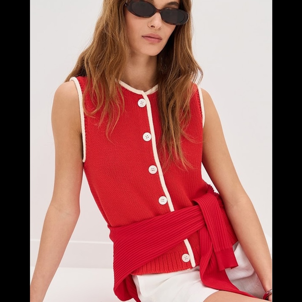 Alex Mill Bridget Tipped Vest